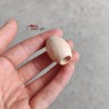 Perle olive en bois