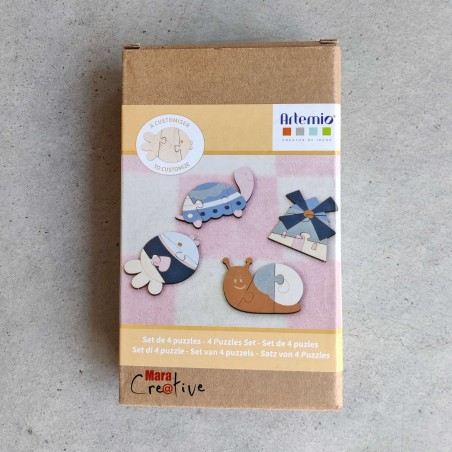 Jeu puzzles en bois