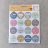 Stickers naissance ronds