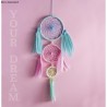 Kit : DIY Capteur de rêves, coloré pastel