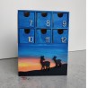 Miniatures en bois arbre et cerf