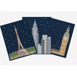 Kit broderie "City by Night"