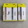 Kit d'artiste Peintures acryliques, 12 ou 24 couleurs