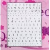 Tampons transparents Alphabet