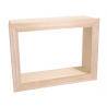 Cadre et silhouettes en bois