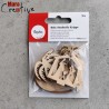 Miniatures en bois crèche