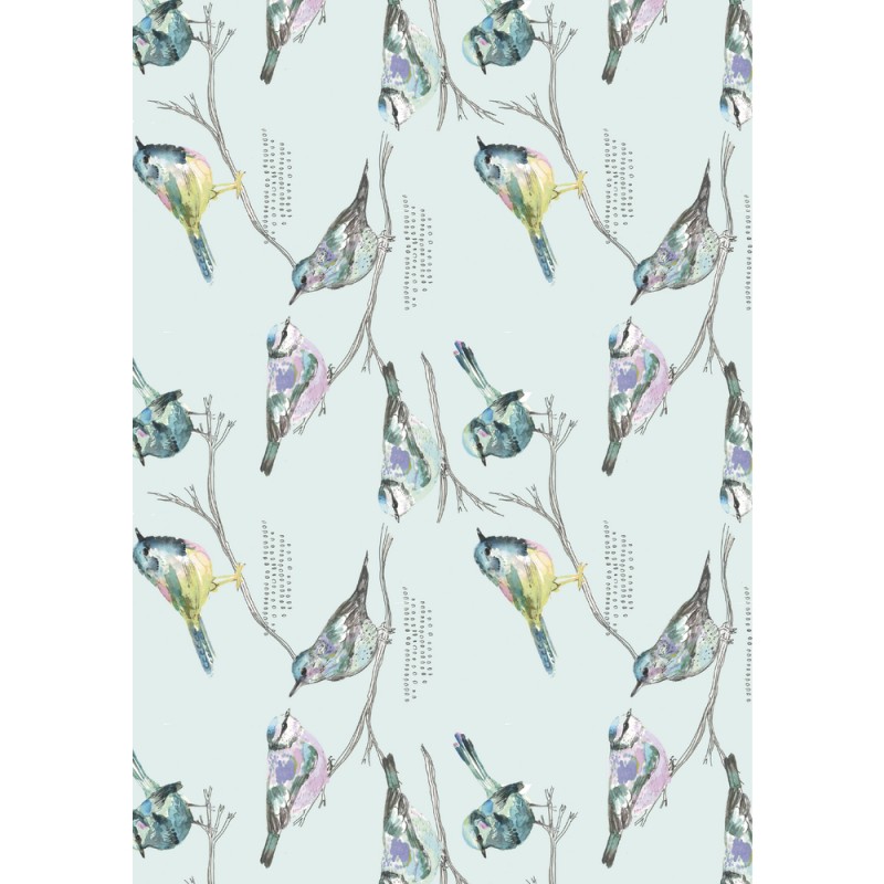 Papier DécoMaché 122 - Oiseaux