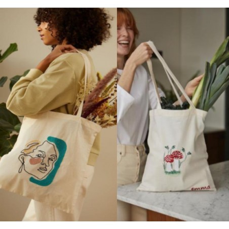 Kit broderie Tote bag