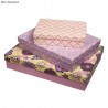 Papier DécoMaché 963 - fleurs mauves