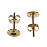 2 Boucles d'oreille avec platine
