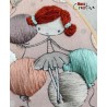 Création: Broderie filles et ballons