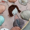 Création: Broderie filles et ballons