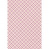 Papier DécoMaché 966 - carreaux roses et blancs