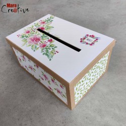 Boîte cadeau en papier-mâché