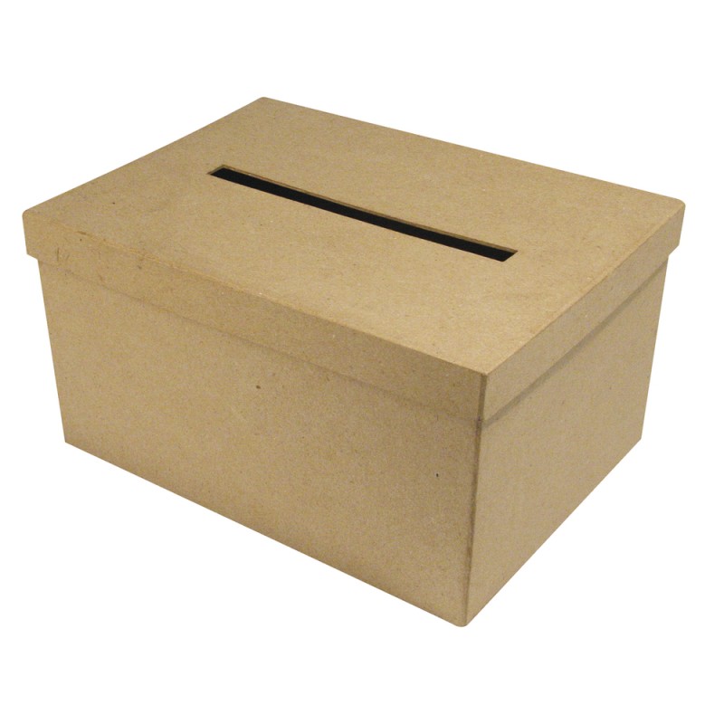 Boîte cadeau en papier-mâché