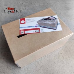 Boîte cadeau en papier-mâché