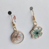 Boucles d'oreille fleurs