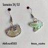 Boucles d'oreille "paresseux"