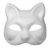 Masque en papier-mâché, chat