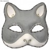 Masque en papier-mâché, chat