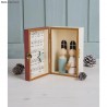 Cône de figurines en bois
