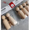Cône de figurines en bois