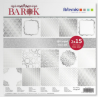 Bloc 30 feuilles effet or ou argent