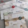 Bloc 30 feuilles effet or ou argent