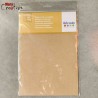 10 feuilles Kraft autocollant