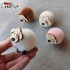 Chiens en pompon