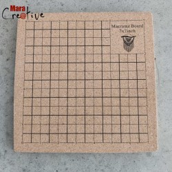 Support en liège pour macramé