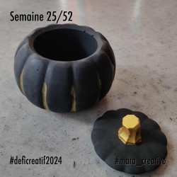 Moule en silicone: citrouille 3D