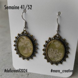 Création: boucles d'oreille anciennes