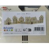 Triptyque de maisons en bois