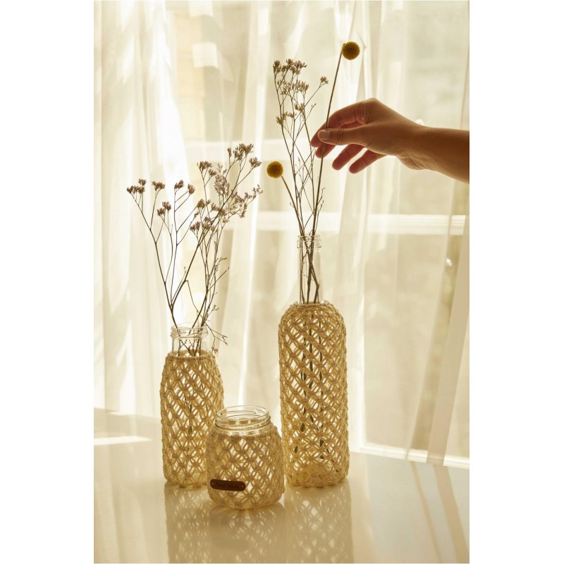Kit macramé: mise en bouteille