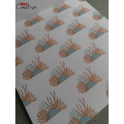 Bloc 60 feuilles Corail