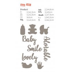 Matrices de découpe bébé