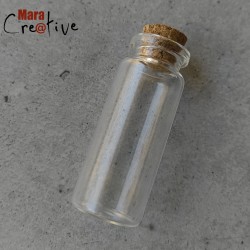 6 Fioles en verre