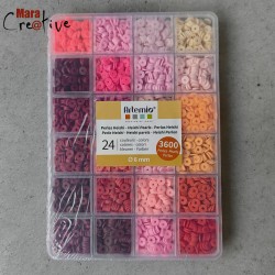 Assortiment de perles heishi
