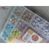 Assortiment de perles mixtes pastels