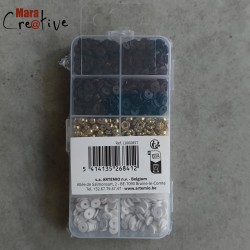 Assortiment de perles heishi classiques