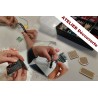 ATELIER: broderie sur bois et cuir