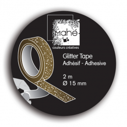 Glitter tape – Uni - Or