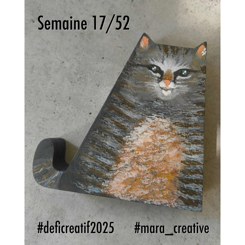 Création: Chat porte téléphone Création: Chat porte téléphone