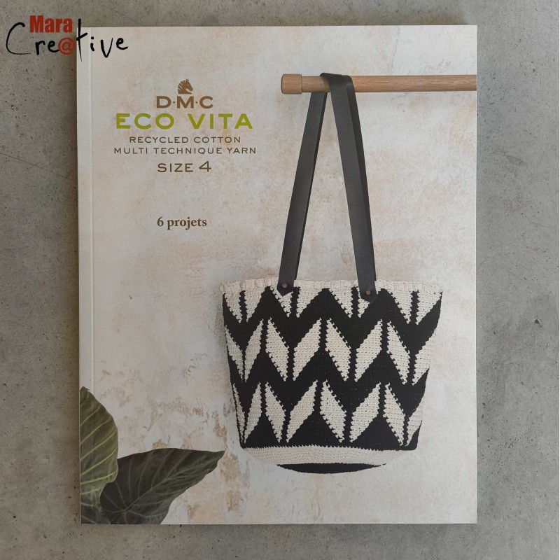 Livre: Eco Vita 4 - 6 projets de sacs au crochet Livre: Eco Vita 4 - 6 projets de sacs au crochet