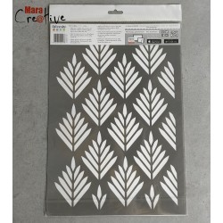 Pochoir A3 jungle feuillage