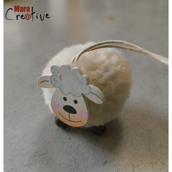 Mouton beige ou brun