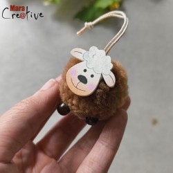 Mouton beige ou brun