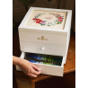 Coffret à broder modulable avec 70 échevettes