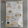 Tampons transparents Anniversaire